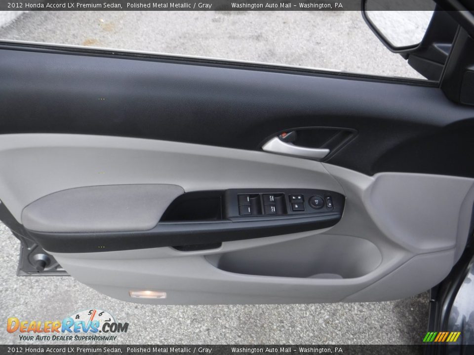 2012 Honda Accord LX Premium Sedan Polished Metal Metallic / Gray Photo #11