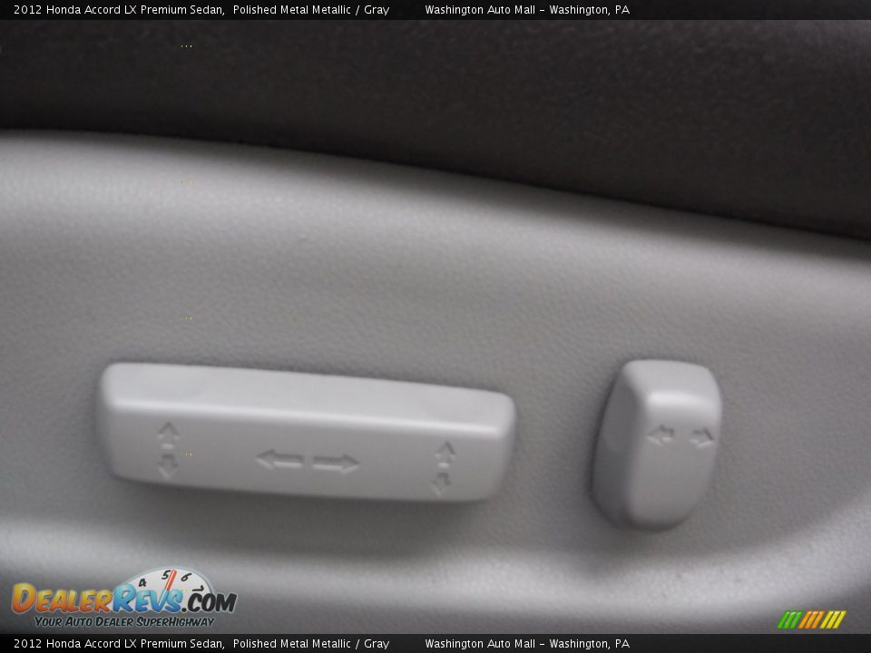 2012 Honda Accord LX Premium Sedan Polished Metal Metallic / Gray Photo #13