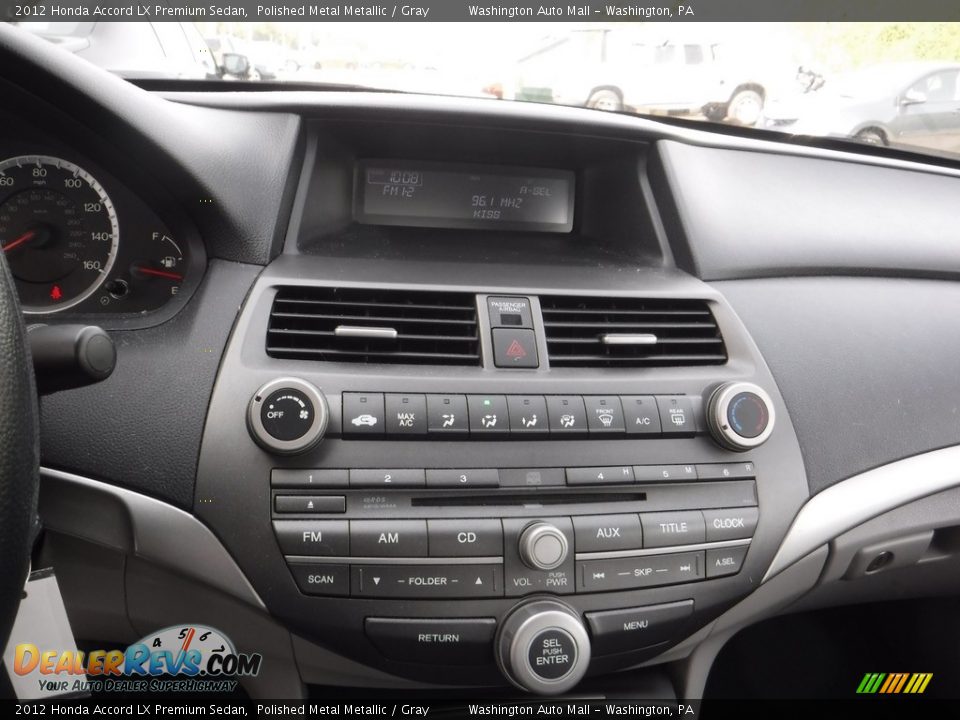 2012 Honda Accord LX Premium Sedan Polished Metal Metallic / Gray Photo #14