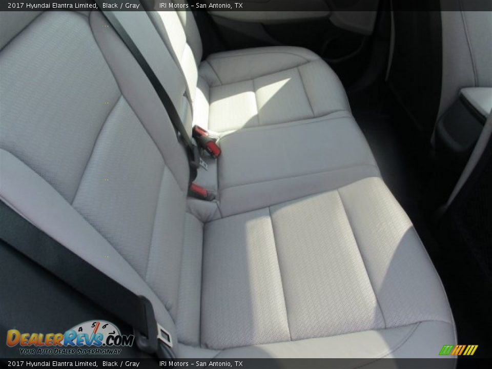 2017 Hyundai Elantra Limited Black / Gray Photo #14