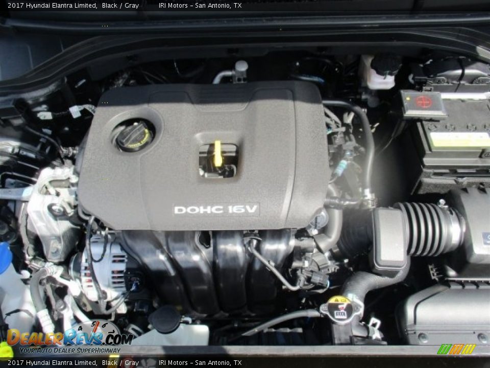 2017 Hyundai Elantra Limited Black / Gray Photo #23