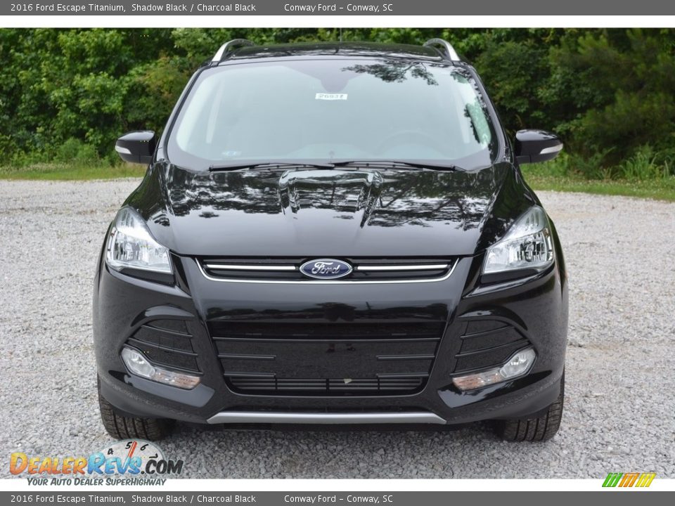 2016 Ford Escape Titanium Shadow Black / Charcoal Black Photo #9