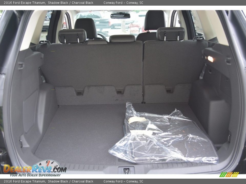 2016 Ford Escape Titanium Shadow Black / Charcoal Black Photo #13