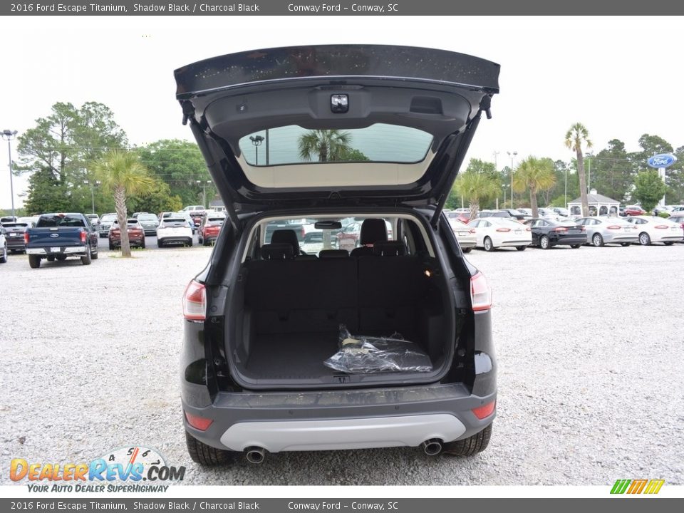 2016 Ford Escape Titanium Shadow Black / Charcoal Black Photo #14