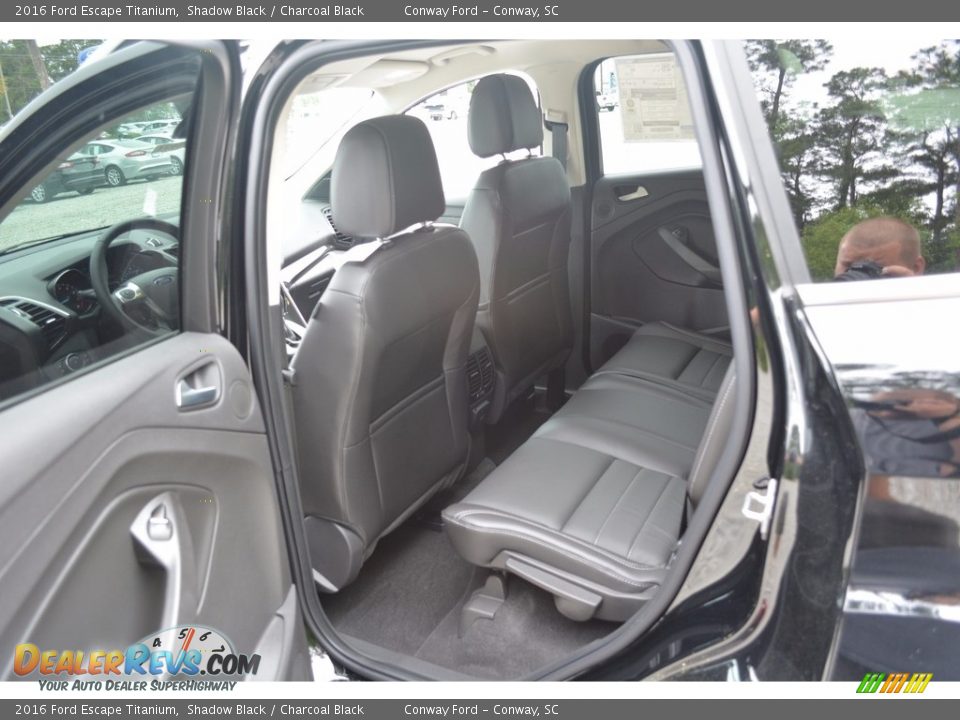 2016 Ford Escape Titanium Shadow Black / Charcoal Black Photo #19