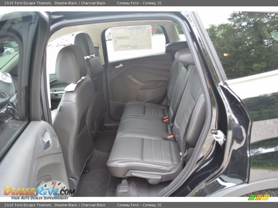 2016 Ford Escape Titanium Shadow Black / Charcoal Black Photo #20