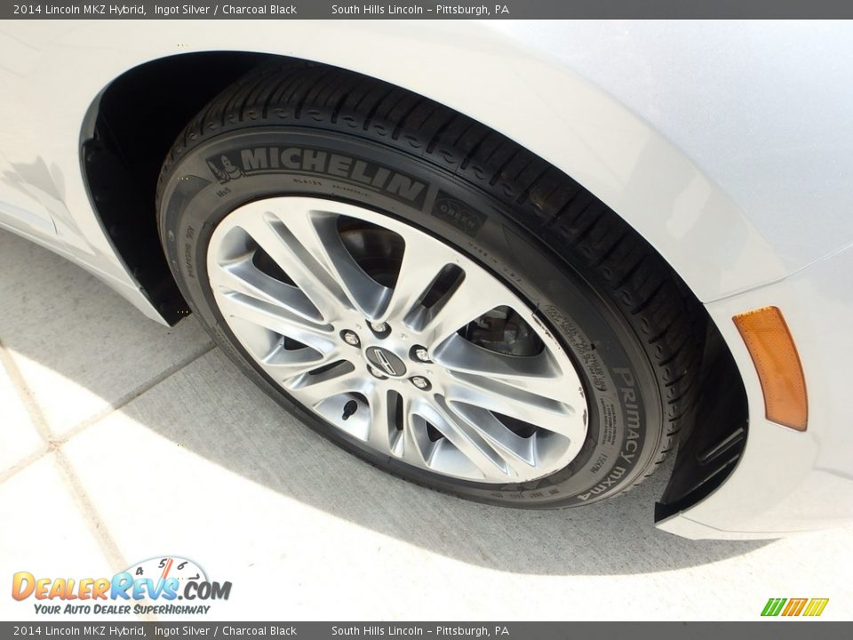 2014 Lincoln MKZ Hybrid Ingot Silver / Charcoal Black Photo #9
