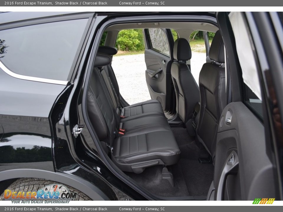 2016 Ford Escape Titanium Shadow Black / Charcoal Black Photo #23