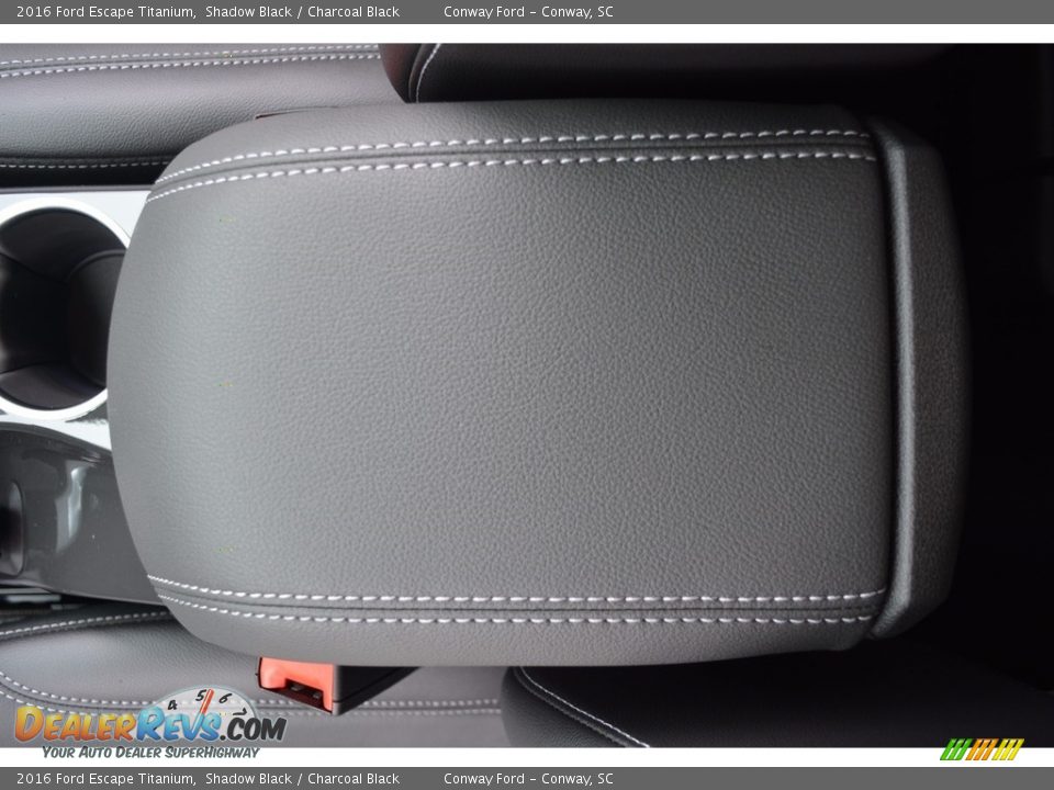2016 Ford Escape Titanium Shadow Black / Charcoal Black Photo #28
