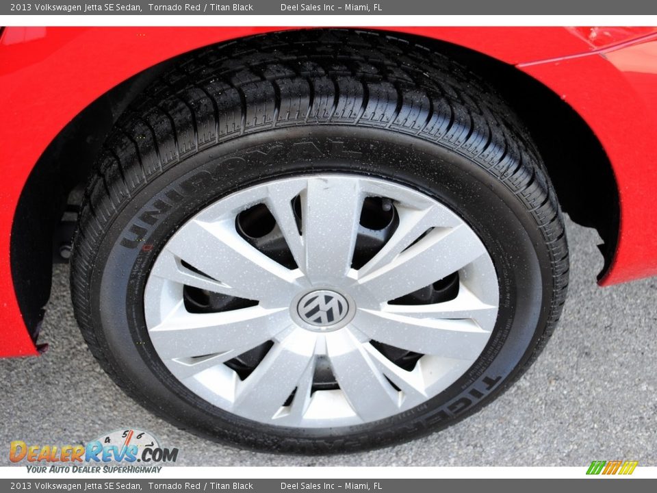 2013 Volkswagen Jetta SE Sedan Tornado Red / Titan Black Photo #11