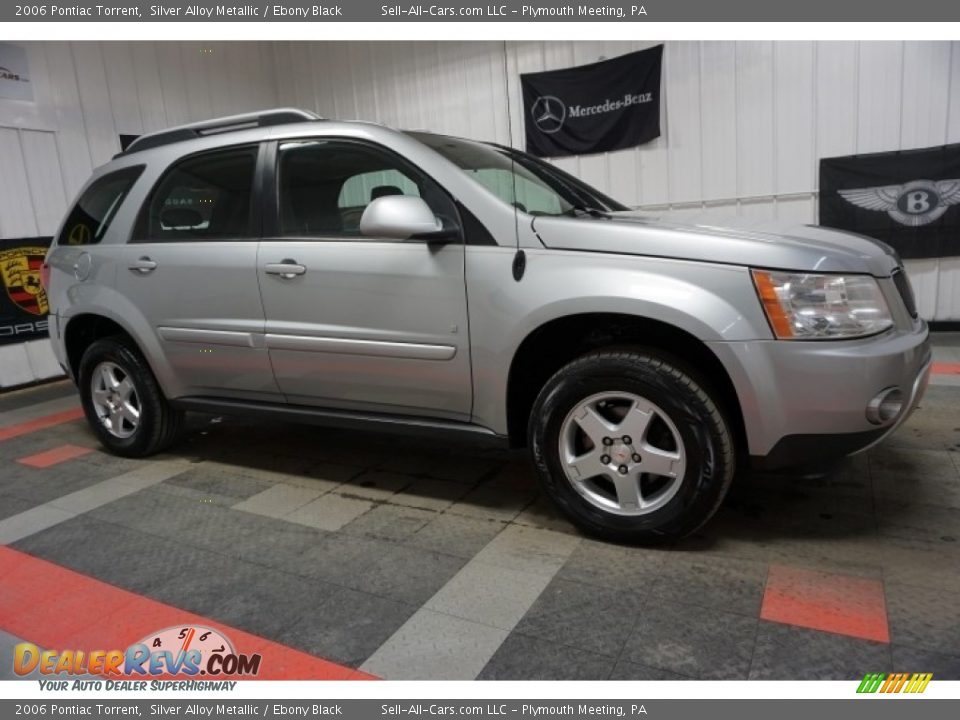 2006 Pontiac Torrent Silver Alloy Metallic / Ebony Black Photo #6