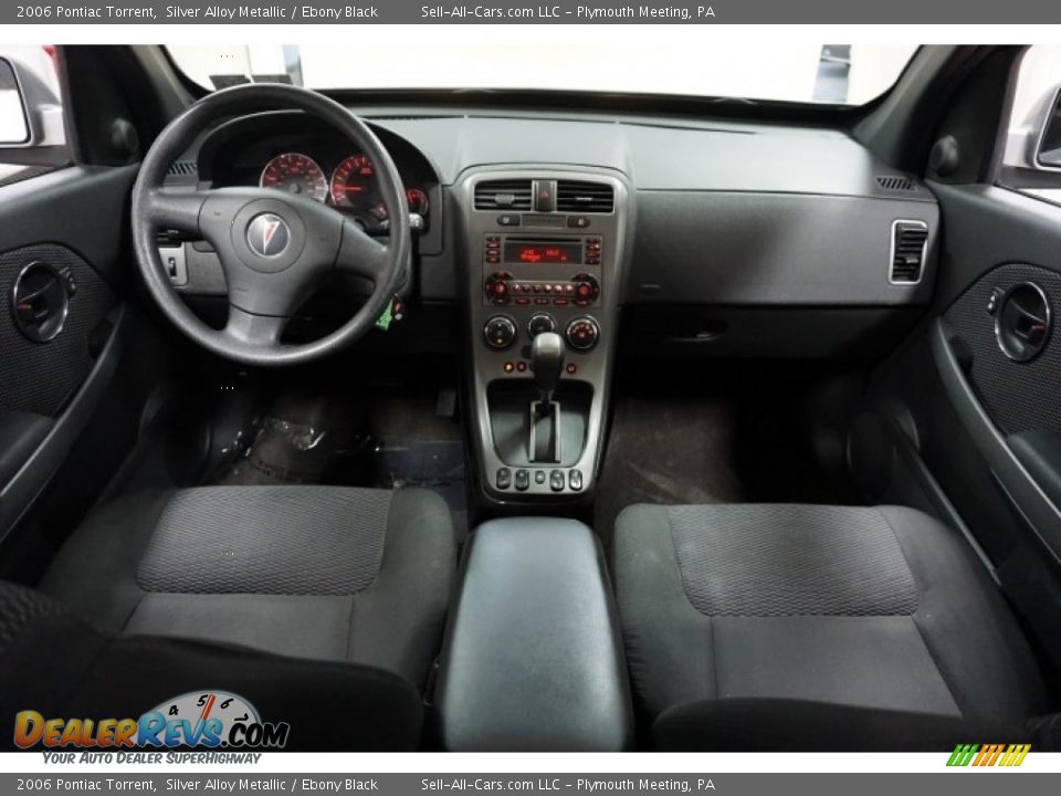 2006 Pontiac Torrent Silver Alloy Metallic / Ebony Black Photo #24
