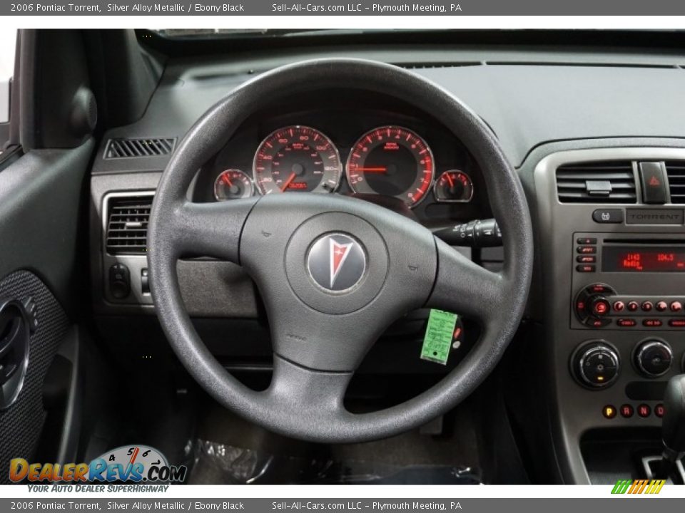 2006 Pontiac Torrent Silver Alloy Metallic / Ebony Black Photo #26