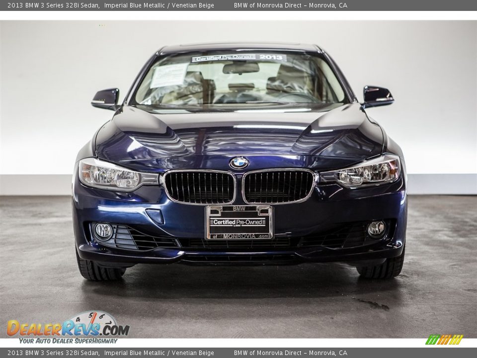 2013 BMW 3 Series 328i Sedan Imperial Blue Metallic / Venetian Beige Photo #2
