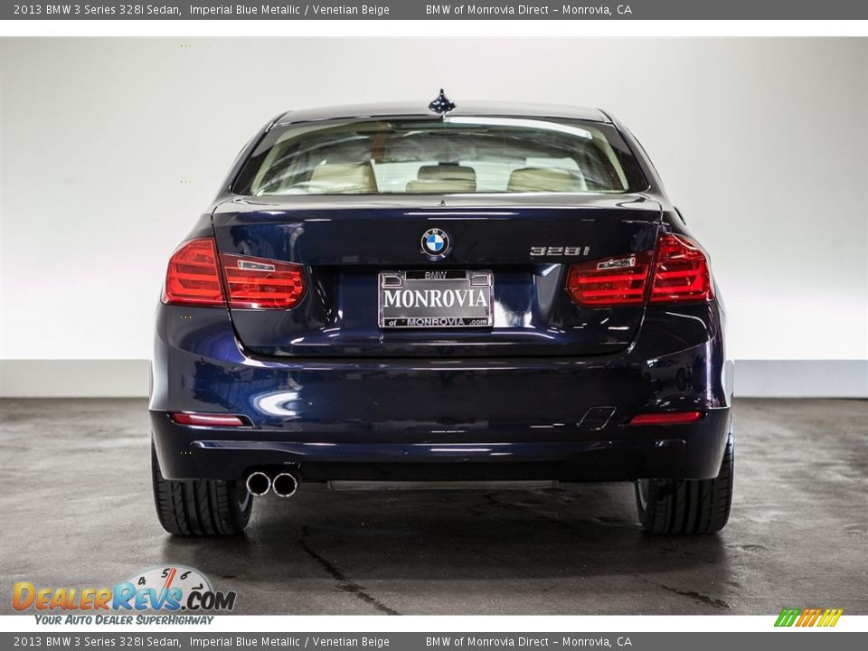 2013 BMW 3 Series 328i Sedan Imperial Blue Metallic / Venetian Beige Photo #3