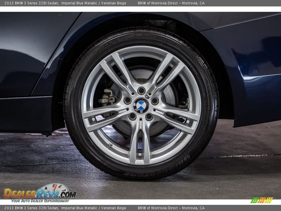 2013 BMW 3 Series 328i Sedan Imperial Blue Metallic / Venetian Beige Photo #8