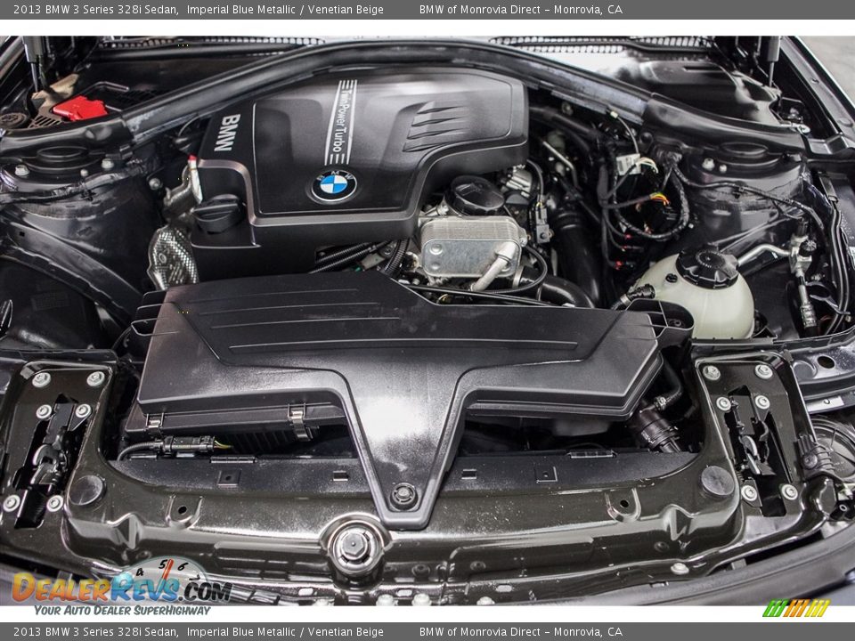 2013 BMW 3 Series 328i Sedan Imperial Blue Metallic / Venetian Beige Photo #9