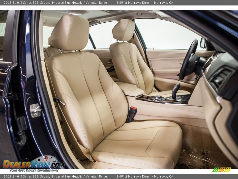 2013 BMW 3 Series 328i Sedan Imperial Blue Metallic / Venetian Beige Photo #15