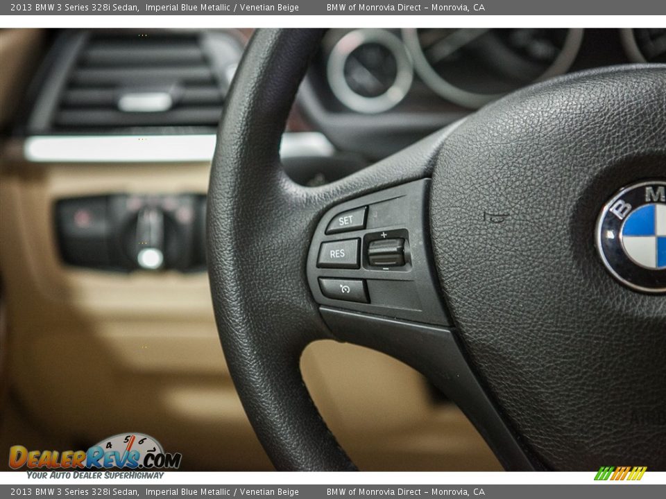 2013 BMW 3 Series 328i Sedan Imperial Blue Metallic / Venetian Beige Photo #17