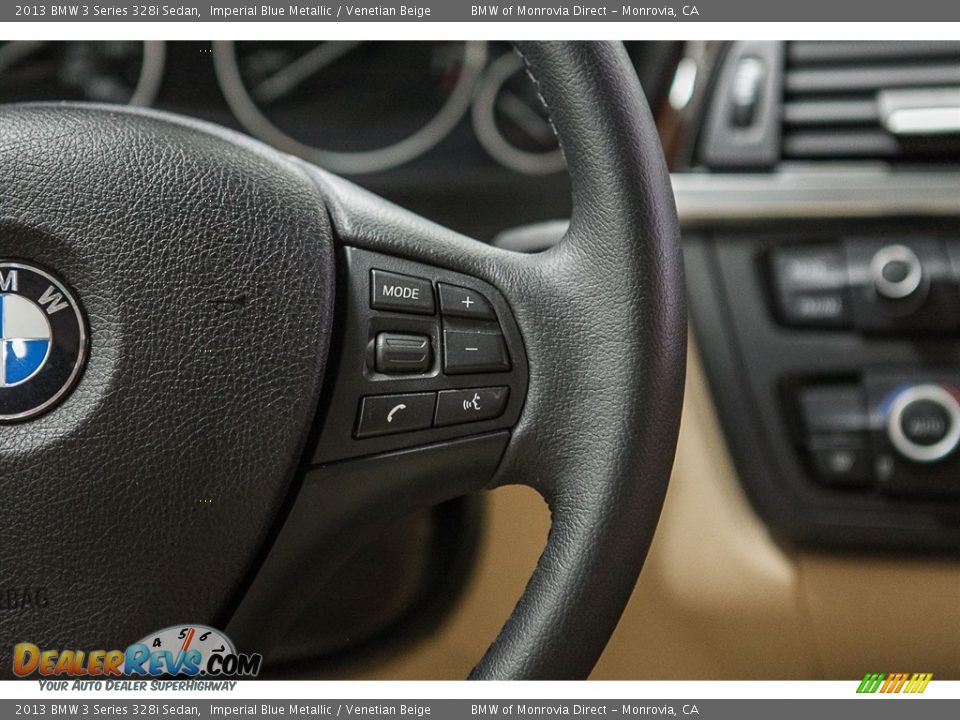 2013 BMW 3 Series 328i Sedan Imperial Blue Metallic / Venetian Beige Photo #18