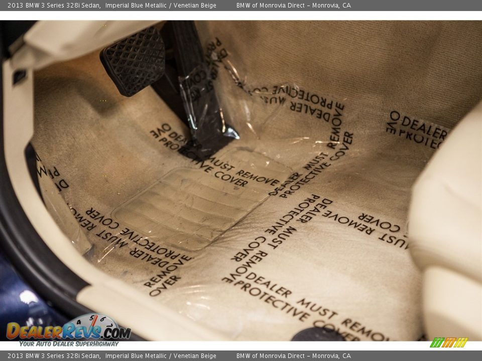 2013 BMW 3 Series 328i Sedan Imperial Blue Metallic / Venetian Beige Photo #20
