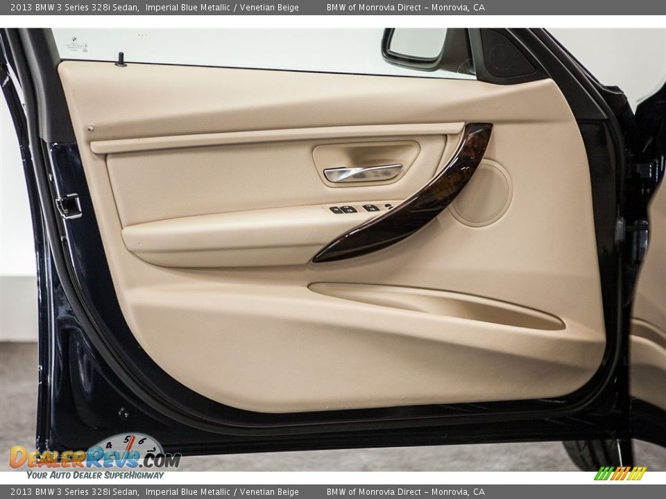 2013 BMW 3 Series 328i Sedan Imperial Blue Metallic / Venetian Beige Photo #22