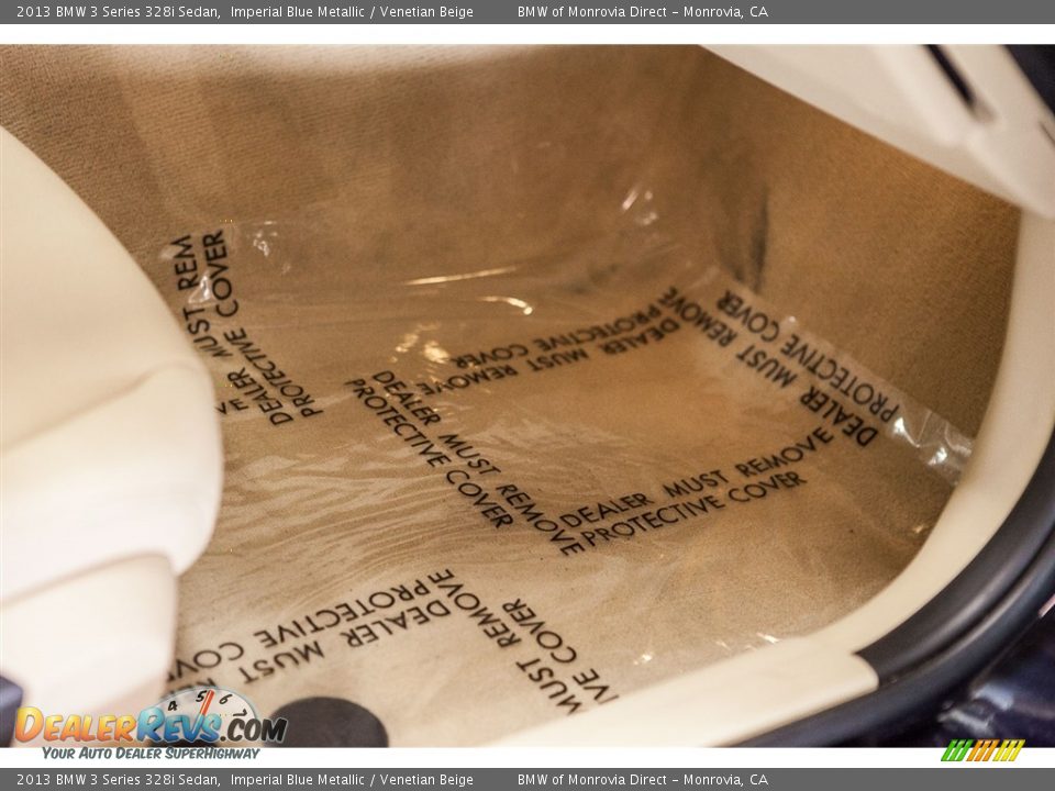 2013 BMW 3 Series 328i Sedan Imperial Blue Metallic / Venetian Beige Photo #24