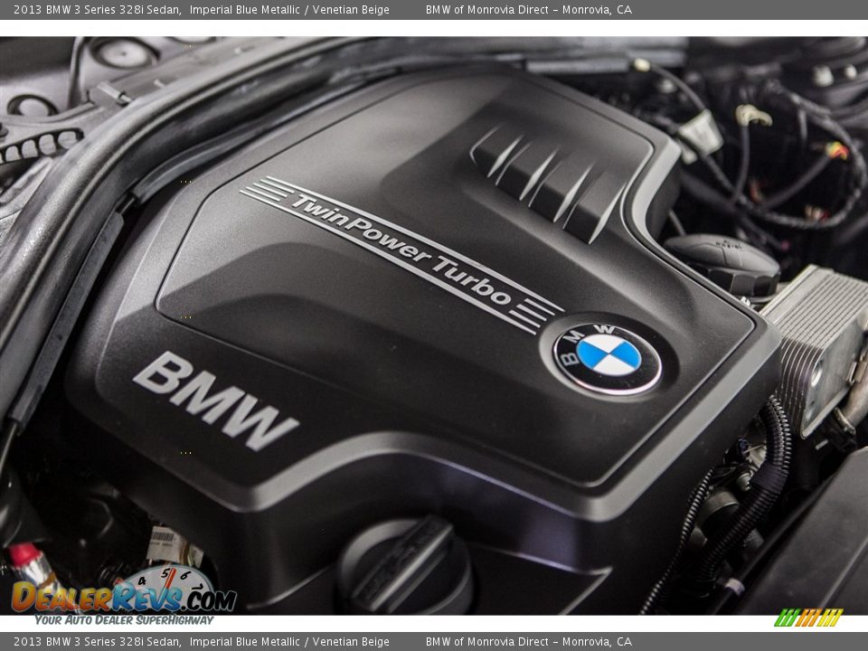 2013 BMW 3 Series 328i Sedan Imperial Blue Metallic / Venetian Beige Photo #26