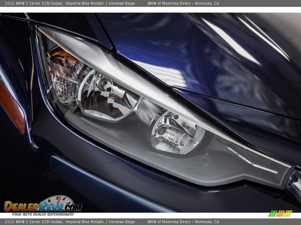 2013 BMW 3 Series 328i Sedan Imperial Blue Metallic / Venetian Beige Photo #27