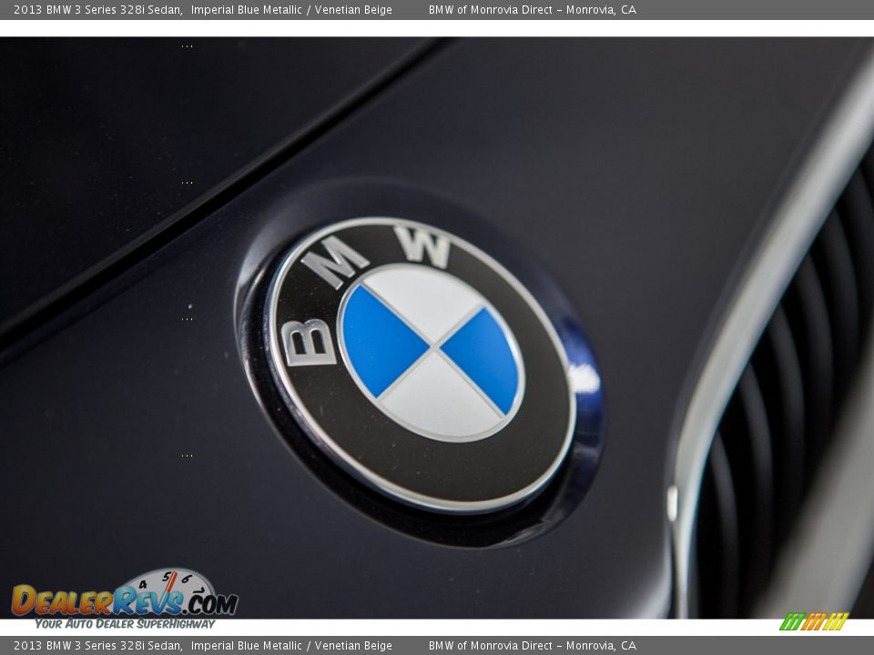 2013 BMW 3 Series 328i Sedan Imperial Blue Metallic / Venetian Beige Photo #28