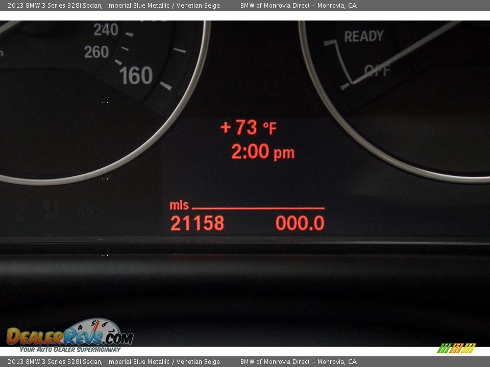 2013 BMW 3 Series 328i Sedan Imperial Blue Metallic / Venetian Beige Photo #31