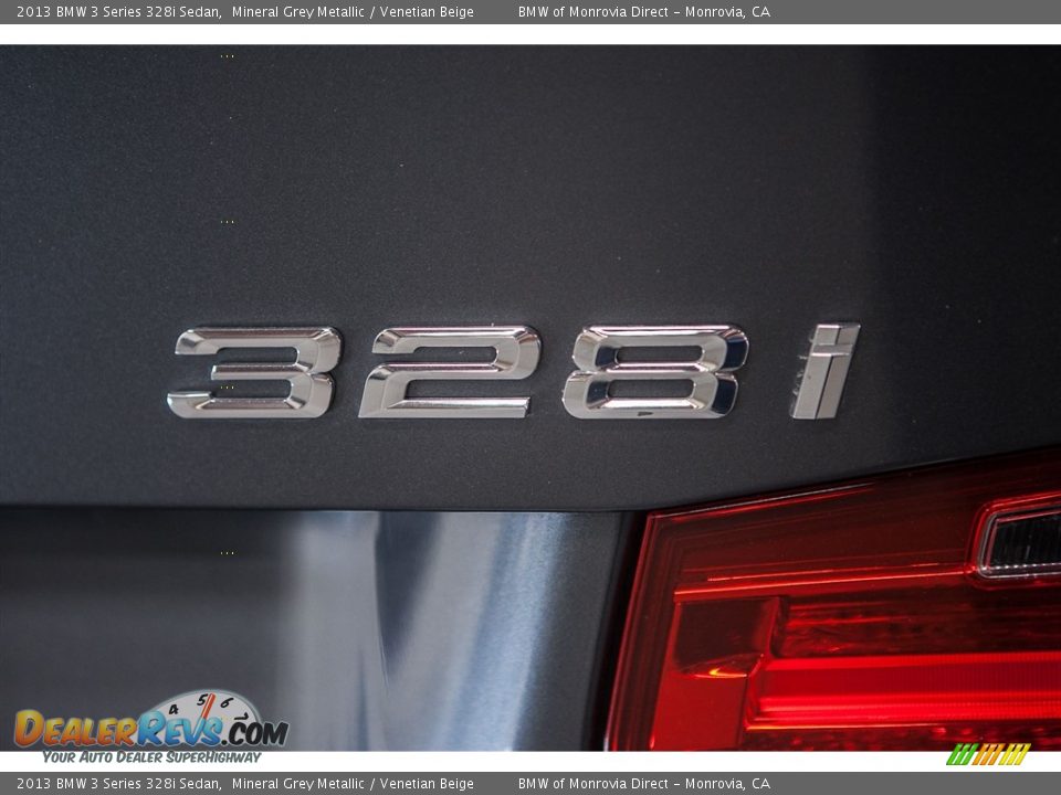 2013 BMW 3 Series 328i Sedan Mineral Grey Metallic / Venetian Beige Photo #7