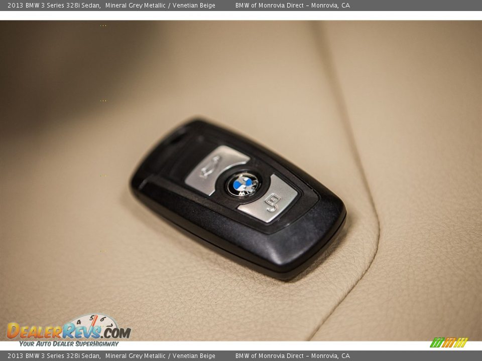 2013 BMW 3 Series 328i Sedan Mineral Grey Metallic / Venetian Beige Photo #11