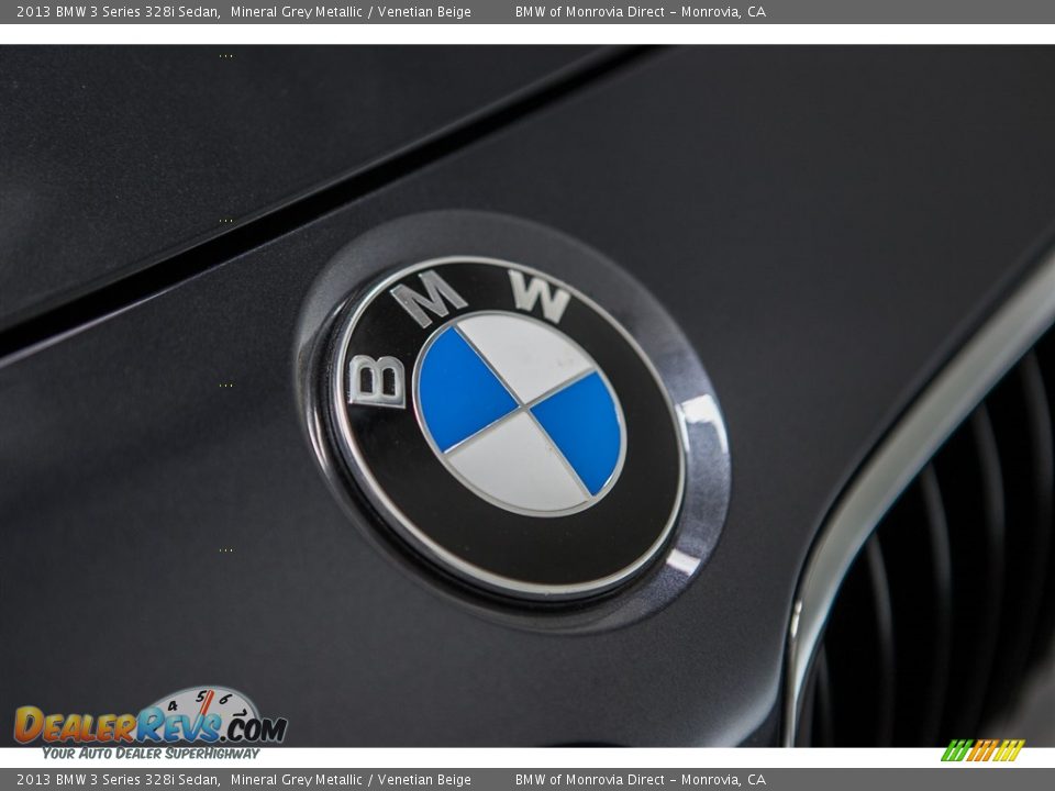 2013 BMW 3 Series 328i Sedan Mineral Grey Metallic / Venetian Beige Photo #28