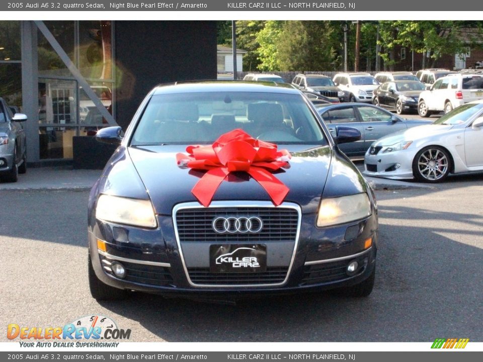 2005 Audi A6 3.2 quattro Sedan Night Blue Pearl Effect / Amaretto Photo #2
