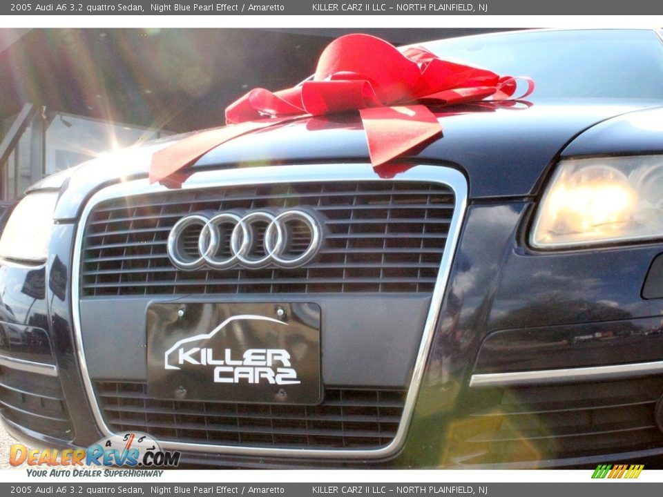 2005 Audi A6 3.2 quattro Sedan Night Blue Pearl Effect / Amaretto Photo #12