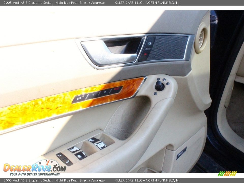 2005 Audi A6 3.2 quattro Sedan Night Blue Pearl Effect / Amaretto Photo #15