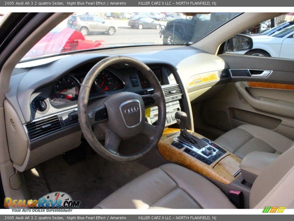 2005 Audi A6 3.2 quattro Sedan Night Blue Pearl Effect / Amaretto Photo #17