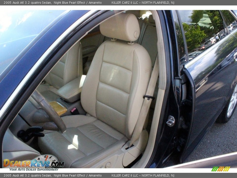 2005 Audi A6 3.2 quattro Sedan Night Blue Pearl Effect / Amaretto Photo #18