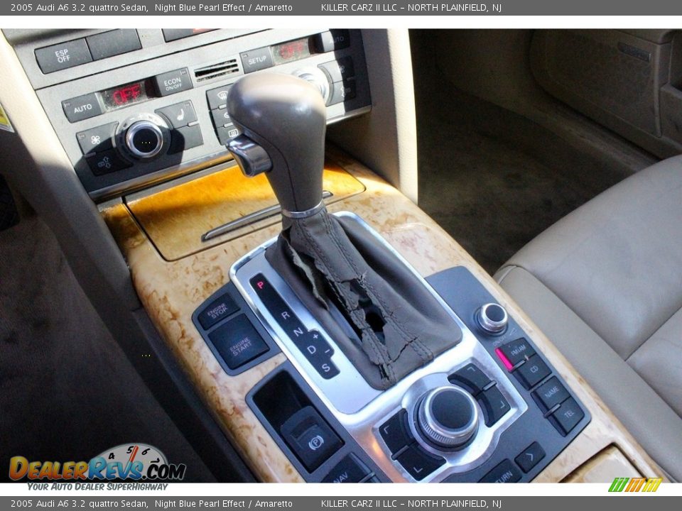 2005 Audi A6 3.2 quattro Sedan Night Blue Pearl Effect / Amaretto Photo #22