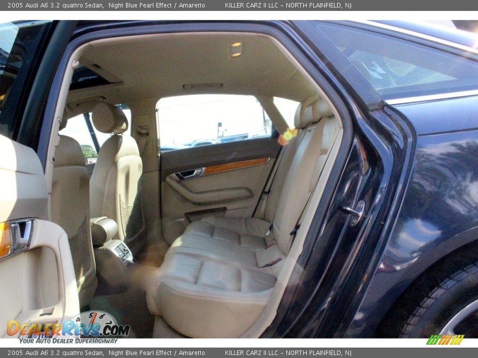 2005 Audi A6 3.2 quattro Sedan Night Blue Pearl Effect / Amaretto Photo #24