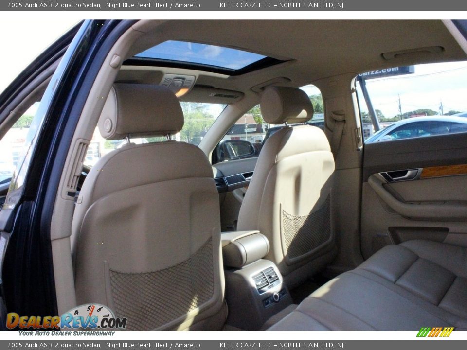 2005 Audi A6 3.2 quattro Sedan Night Blue Pearl Effect / Amaretto Photo #25