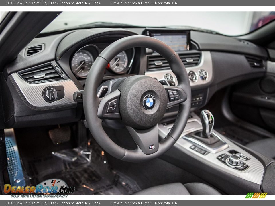 2016 BMW Z4 sDrive35is Black Sapphire Metallic / Black Photo #6