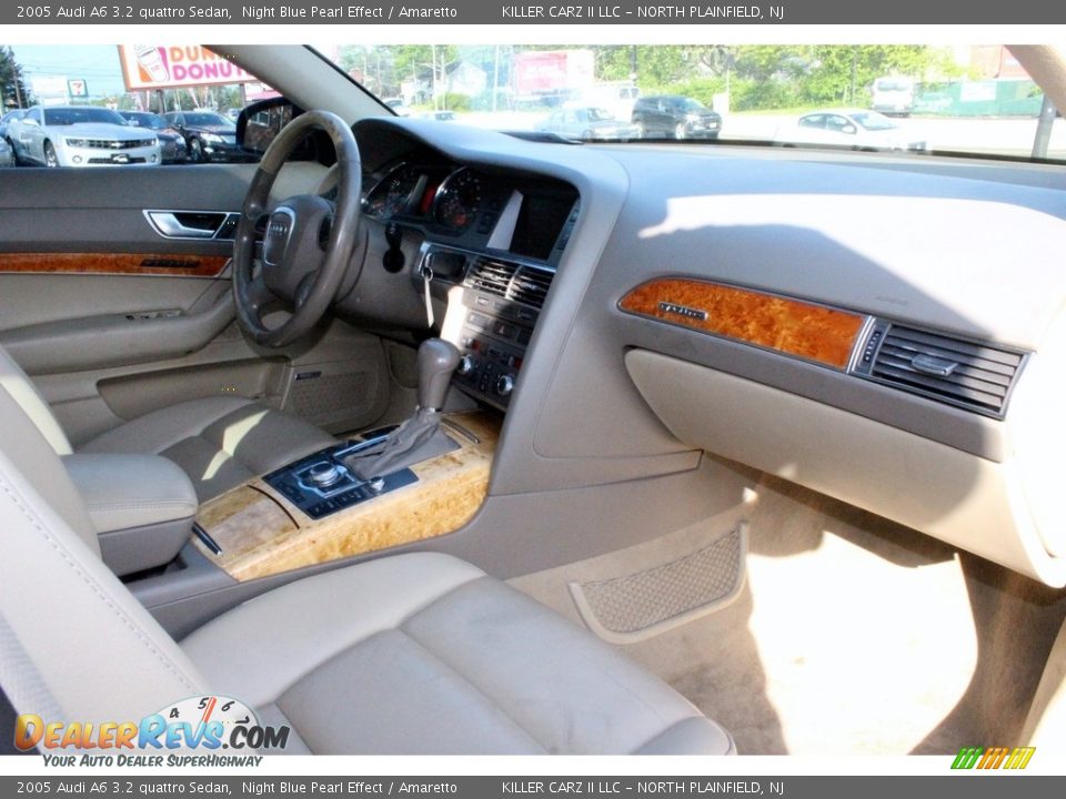 2005 Audi A6 3.2 quattro Sedan Night Blue Pearl Effect / Amaretto Photo #27