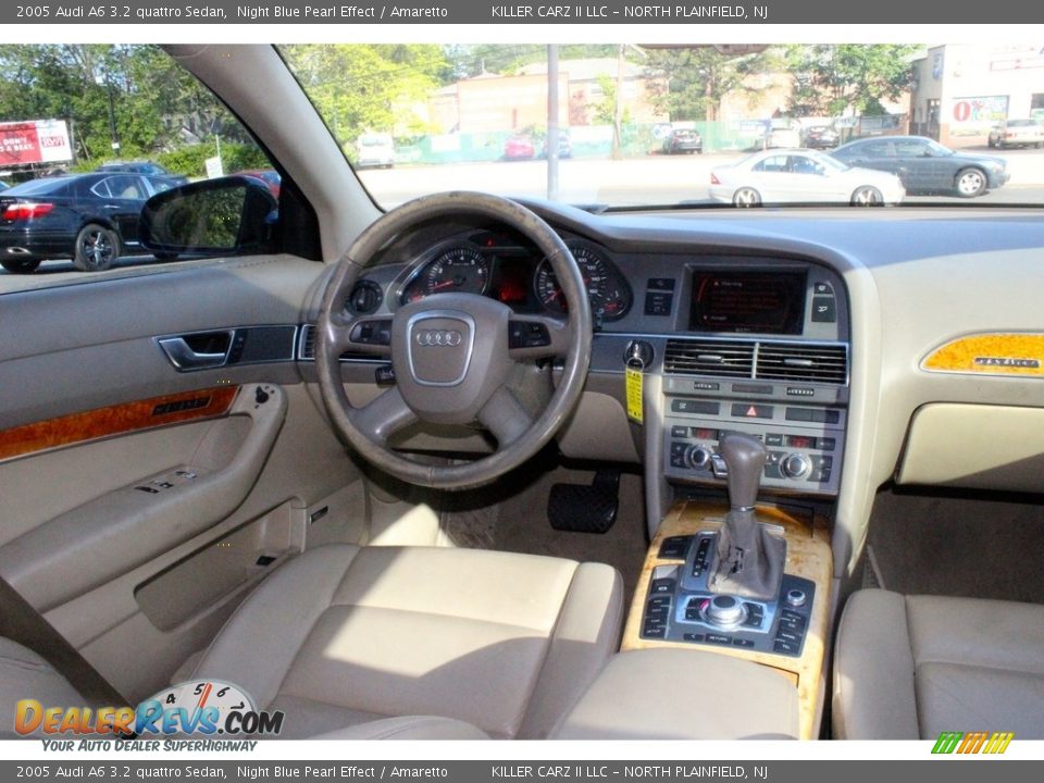 2005 Audi A6 3.2 quattro Sedan Night Blue Pearl Effect / Amaretto Photo #31