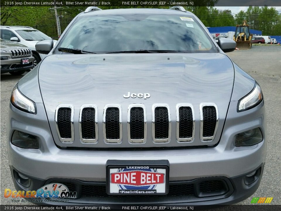2016 Jeep Cherokee Latitude 4x4 Billet Silver Metallic / Black Photo #2