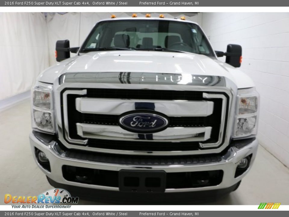 2016 Ford F250 Super Duty XLT Super Cab 4x4 Oxford White / Steel Photo #2