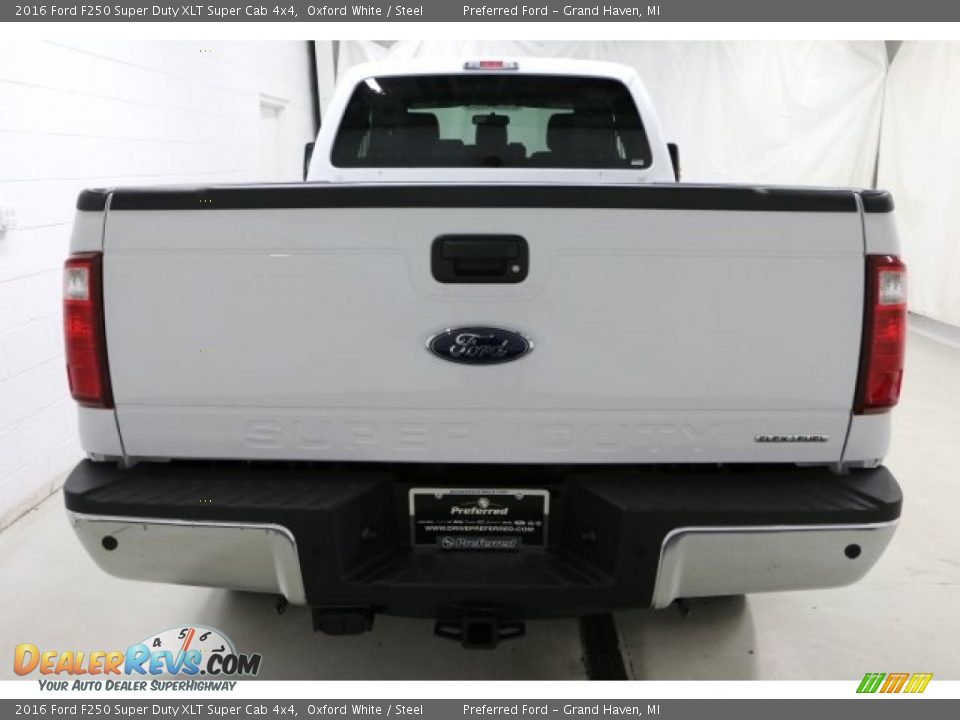 2016 Ford F250 Super Duty XLT Super Cab 4x4 Oxford White / Steel Photo #6