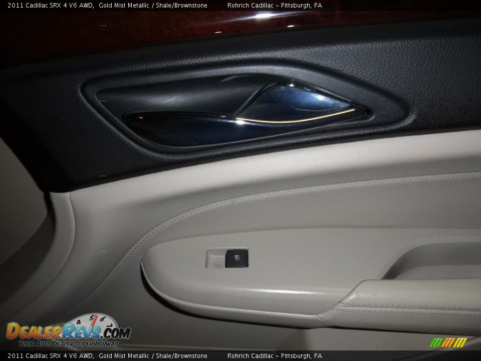 2011 Cadillac SRX 4 V6 AWD Gold Mist Metallic / Shale/Brownstone Photo #10
