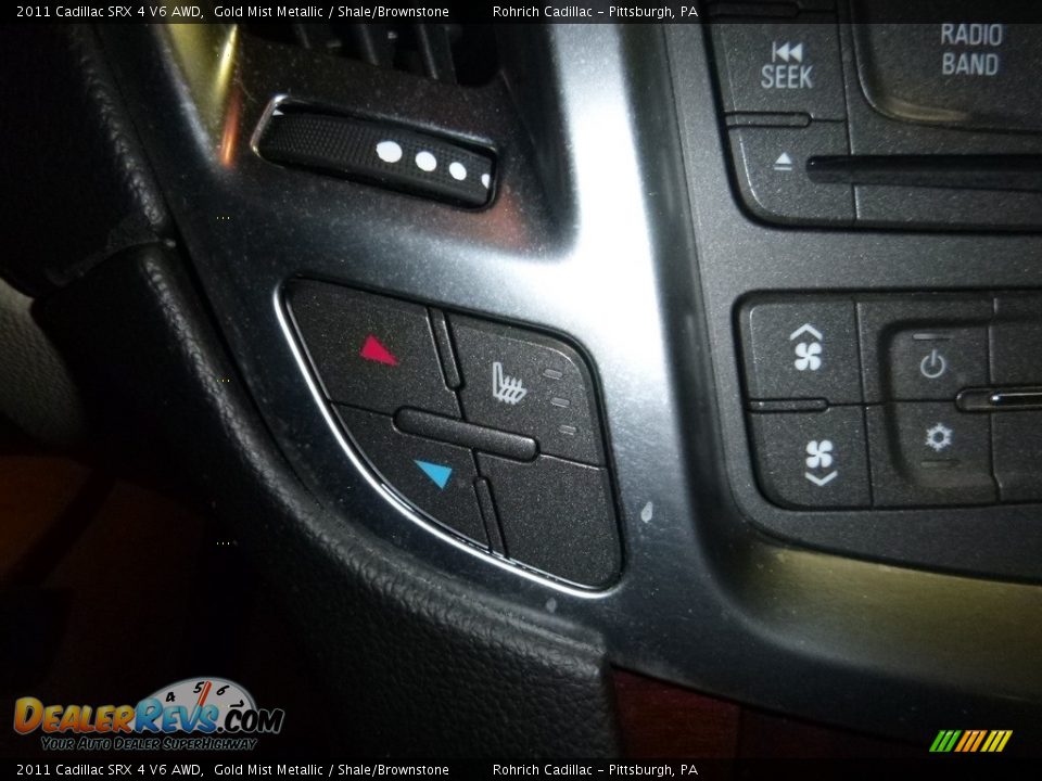 2011 Cadillac SRX 4 V6 AWD Gold Mist Metallic / Shale/Brownstone Photo #21